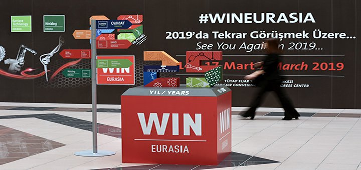 14 - 16 Mart 2019 İstanbul Win Eurasia Fuarındayız